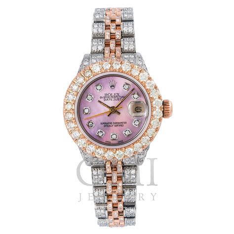 ladies datejust rolex pink|More.